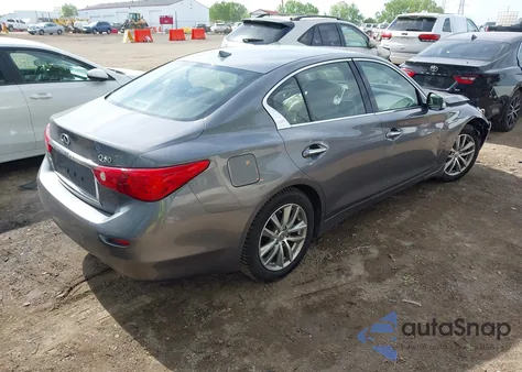 2015 Infiniti Q50 z USA, uszkodzony, nr VIN JN1BV7AR1FM398047